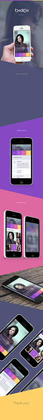 Badoo concept : iOS app concept for Badoo.