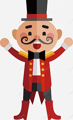 创意玩偶之红色魔法师 平面电商 创意素材