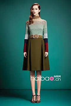 【Gucci】金发复古女郎的精致诱惑！古驰 (Gucci) 2013早秋系列女装_海报时尚@北坤人素材
