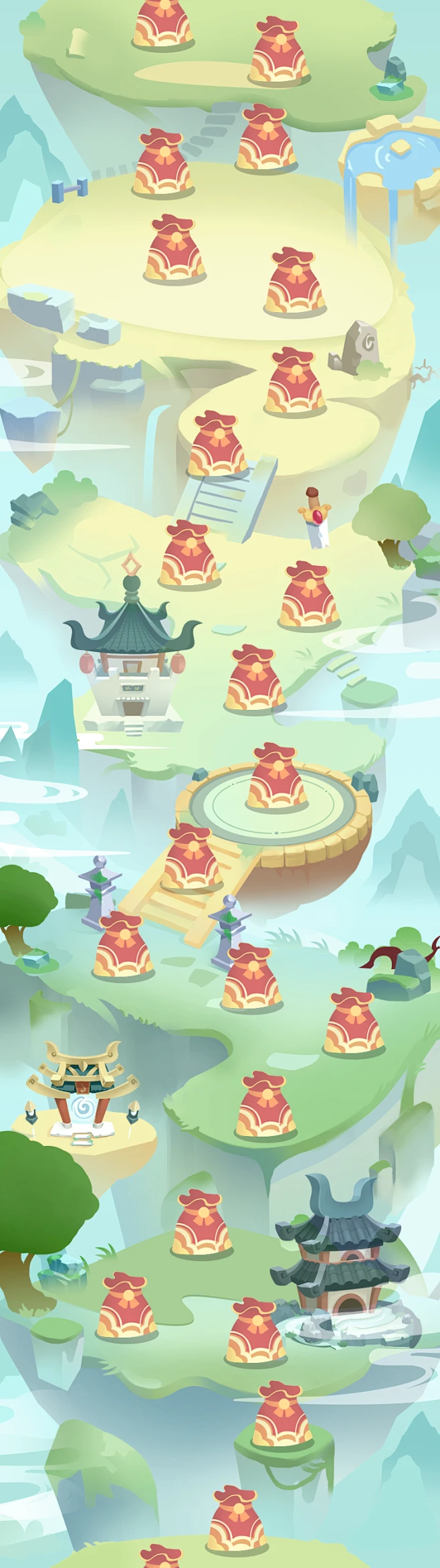闯关地图-花瓣网