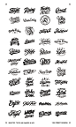 logo typography   type vector Handstyle logos lettering designs badge 135StrDvsn