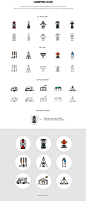camping icons : I designed icons for camping items, adaptable to several media and sizes.These icons are a part of mobile camping application which I’m preparing for enjoying camping.