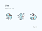 Sea Icon Set