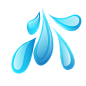 液体汗滴水滴水花