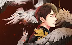100张易烊千玺高清插画壁纸，千玺的迷妹们快存图吧