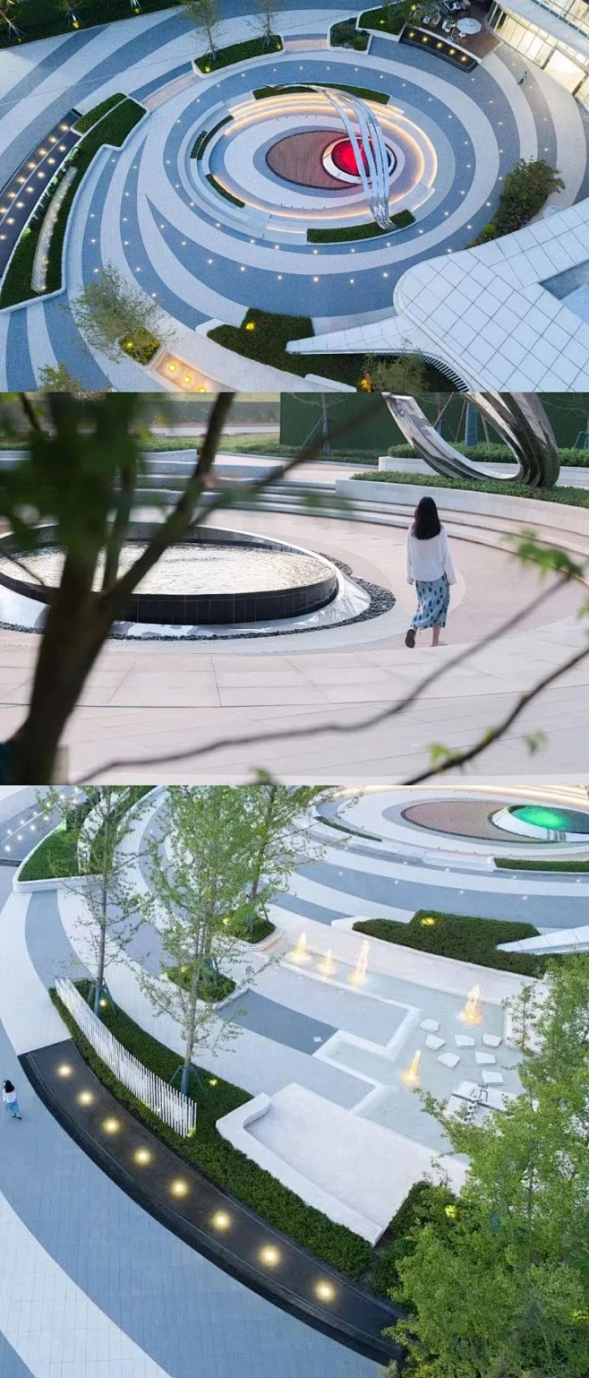 金科·桃湖美镇 漩涡剧场 漩涡的中心 也是我们场地的核心 是时间深处的记忆点 结合下沉广场 暗潮涌动的漩涡核心 演变成了一个流动的生活剧场 ...