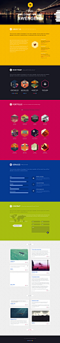 Hexagon Creative Onepage WP by wpthemes on deviantART