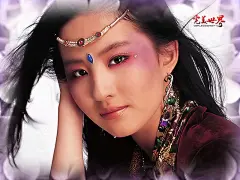 刘亦菲《完美世界》代言游戏高清壁纸桌面壁纸2