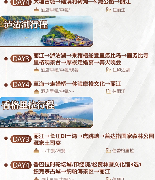 【达人直播推荐】云南旅游丽江大理泸沽湖香格里拉5天4晚纯玩小团-旅游度假-飞猪-花瓣网