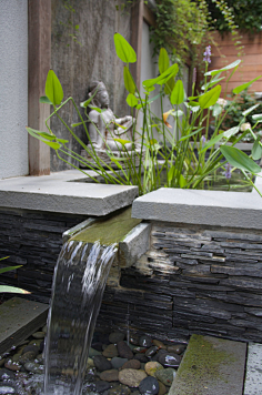 来看看这组"禅境"小花园_【快资讯】1囡小柒采集到c-庭院流水采集mp.