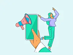 运营插画 | 图源免费EPS文件 |商业人物平面向量概念操作手绘插画