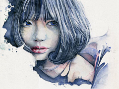 美妆造型师～瑞瑞采集到插画人物形象