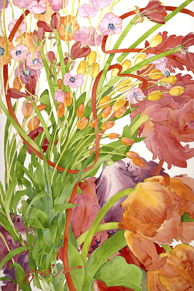 美国水彩画家garybukovnik作品欣赏