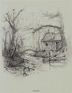 黑暗系欧美怪物原画插画合集[ACG图包网] – ACG图包网