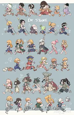 Dr.stone石纪元×同人图
全家福