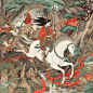 luli_A_demon_hunter_is_riding_a_horse-like_creature_with_a_whit_01c61605-66a2-4441-8282-6296c9a08544