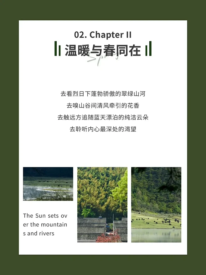 公众号排版分享丨春的第一篇。
