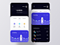 Wallet App Concept v2 finance app waller app app design ios app application design app ui wallet payment graph chart mobile app mobile app design ios app design