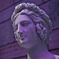 white headbust