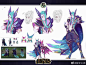 #星之守护者# #Star Guardian# 放出来了(｢･ω･)做了角色画风设定～嘿 lol 洛与霞 过成品出来就都是激动惹✧ ​​​​...展开全文c