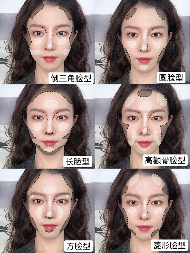 拒绝万能公式 针对6种不同脸型的修容教程 : 很多女生对于修容没有太多的重视，觉得拿高光或者修容粉饼顺着颧骨扫一扫就ok了 殊不知修容可是需要 ...