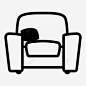 椅子座位休息图标 标志 UI图标 设计图片 免费下载 页面网页 平面电商 创意素材