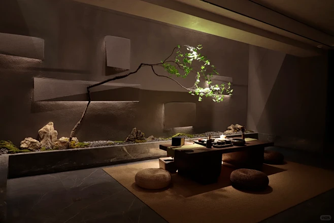侘寂风 | 茶室造景 植物空间带来的静谧