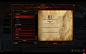 暗黑3高清游戏界面设计参考 Diablo III [GUI]