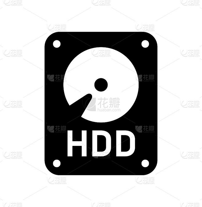 HDD(硬盘)矢量图标说明