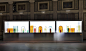 Installation view of the KOSMOS exhibition by WonderGlass at the Istituto dei Ciechi. Pictured here, the Alcova collection of "handcrafted geometric objects that can sit alone or be grouped to create intimate landscapes", designed by Ronan and E