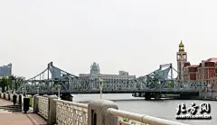 连接近代东方华尔街 天津解放桥