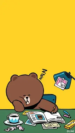 卡通Line Friends 手机壁纸 ​​​​ ——赞我颜值会变高 : ”儿女情长什么的，真的很影响我行走江湖，还是爱自己最酷了。“ 