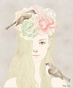 《笔尖下的女子》