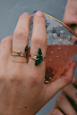 Uvarovite Ring // LILI CLASPE:  #戒指#