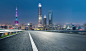 汽车赛道,白色实线,路标,交通,自然_af924423d_上海_创意图片_Getty Images China