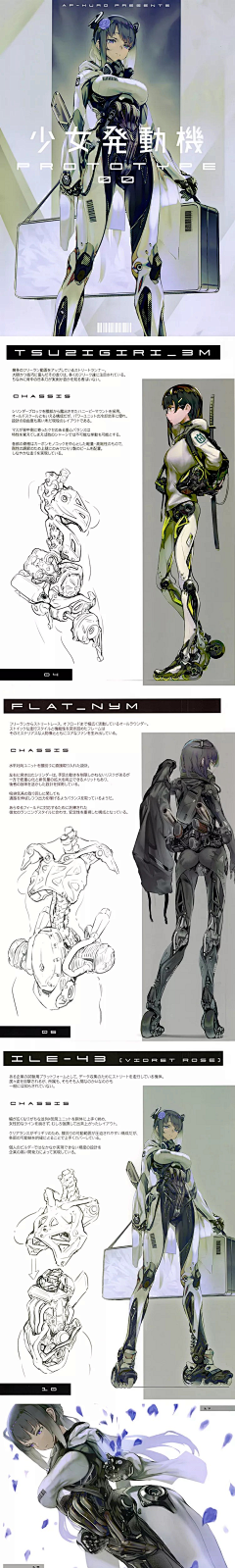硬-Die采集到国内比较火的 二次元 概念 设计师 作品