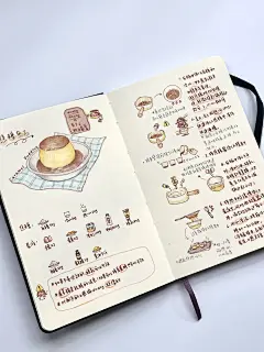 橙汁食堂｜焦糖布丁手绘食谱 - 小红书