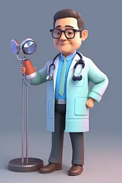 医师团队医生人物模型