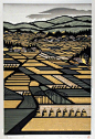 Gasan - Ray Morimura woodblock print