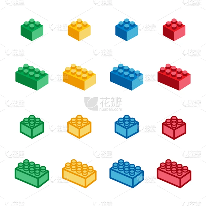 积木,图标集,砖,塑胶,玩具,建筑业,品牌名称,儿童,思考,改进素材-花瓣网