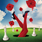 Alice in wonderland : A project that recreates the story of Alice in Wonderland. The collages are made to be put in large scale prints in the hall of Mall Plovdiv in Bulgaria.