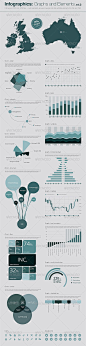 Infographics: Vector Graphs and Elements Vol.2 Everything is resizable! You can easily modify shapes and change colors as you like. It suits to website designs and printed materials with high resolution too. http://startupstacks.com/infographics/infograph