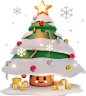 Christmas tree 3d render