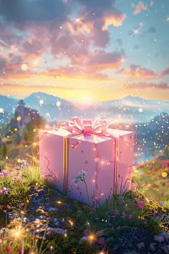 自然风景产品包装电商模型