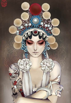 栗子李子梨采集到插画