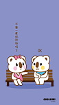 #OK熊很OK# #OKI&KIKI# #明信片# #Postcard# #OK# #男友没主见#