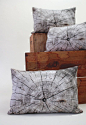 wood grain pillows: 
