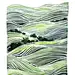 Yao Cheng Design | Handmade Watercolor Archival Art Print- Landscape Green Hills