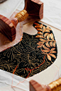 刺绣的日本清酒盒：刺绣艺术家 Susan Elliott 完美的刺绣过程欣赏 - 手工客，高质量的手工，艺术，设计原创内容分享平台