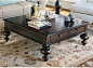 Paula Deen Home Put Your Feet Up Square Tobacco Wood Lift Top Coffee Table modern coffee tables